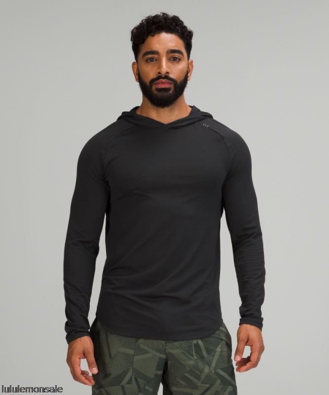 Lululemon Deutschland DELULU647 | Schwarzer Drysense Trainingshoodie